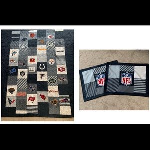 NFL Football Full/Double Bedding Set-Quilt & Shams